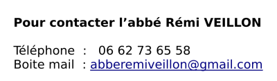 téléphone : 06 62 73 65 58