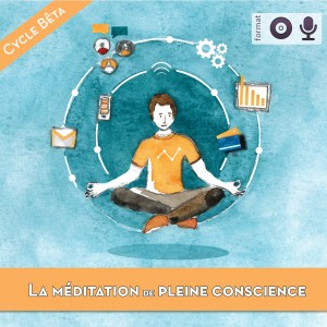 couverture du CD audio représentant un jeune homme en position du lotus