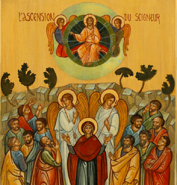 Icone de l'ascension de Jésus