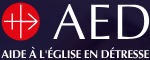logo de l'AED Aide à l'Église en détresse.